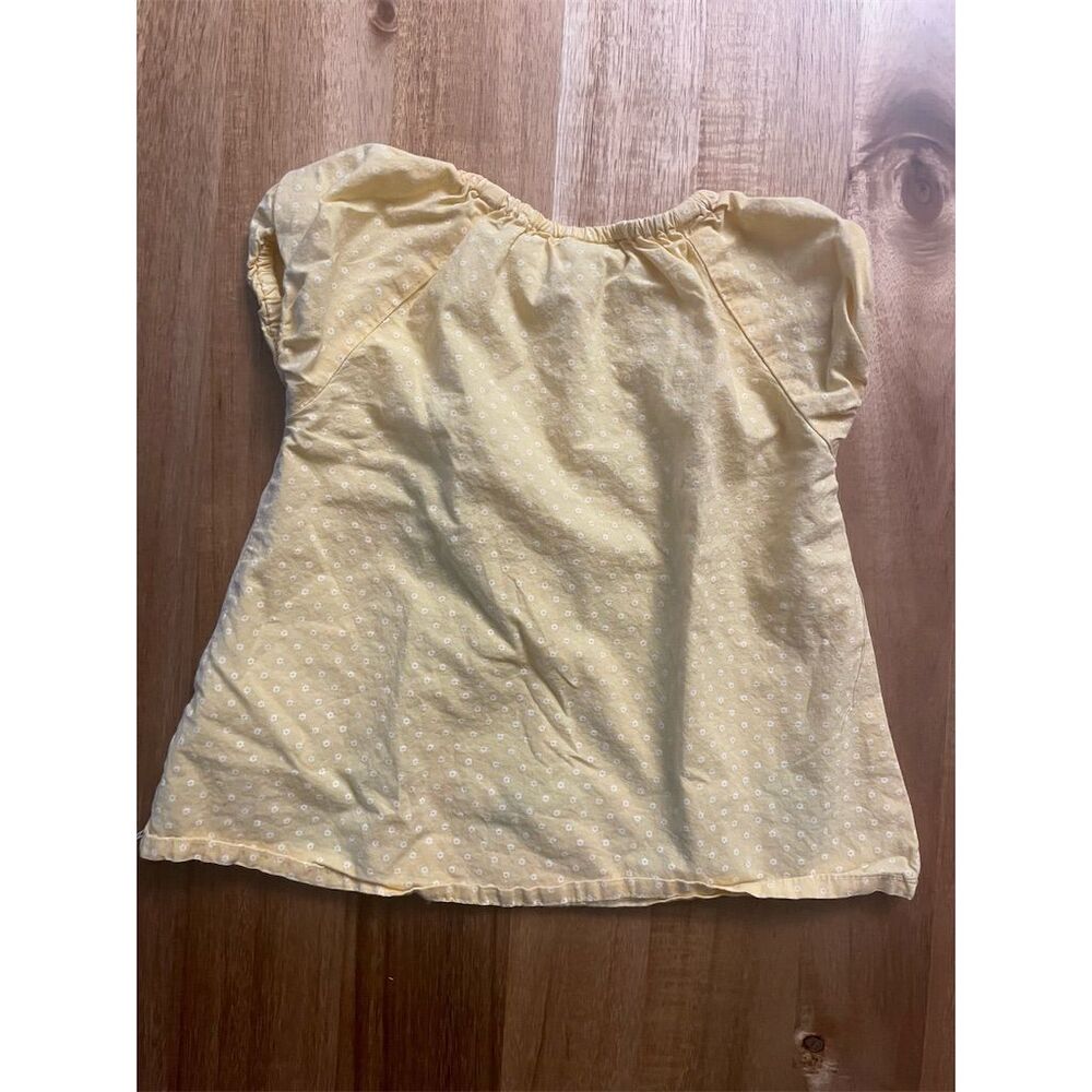 JoJo Maman Bebe Yellow Dinosaur Smocked Shirt 2-3Y - Picture 5 of 5